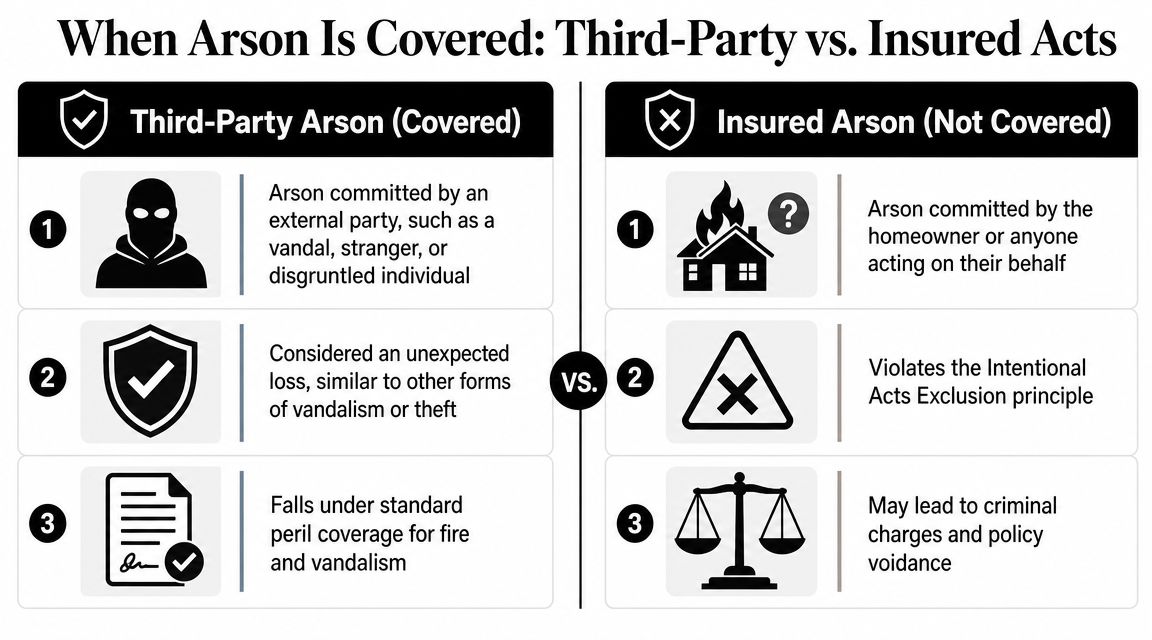 When Arson Is Covered as Third-Party Vandalism